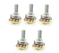 5PCS WH148 Variable Resistors Single Turn Adjustment Rotary Carbon Film Taper Potentiometers 1K-1M Ohm 3Pin 20mm Length Shaft(10K Ohm)