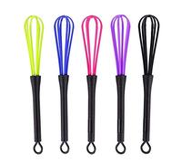 5pcs Whisk to Mix Hair Coloring Salon Hairdressing Plastic Blender Stirrer for Kitchen or Hair Dye