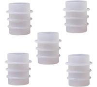 5Pcs White Bottle Stopper Silicone Mold,Crystal Epoxy Wine Bottle Stopper Mold,Reusable Beverage Bottle Stoppers Silicone Molds Cork Cover Wine Stoppers,Bar and Wine Tools Wine Stoppers and Pourers