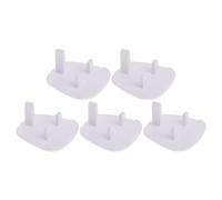 5pcs White UK Power Socket Electrical Outlet Baby Safety Guard for Protection Anti Electric Shock Plugs Protector Cover Socket Covers Baby Proofing Safety First
