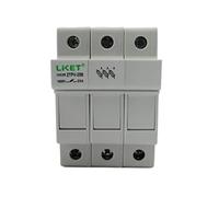 5Pcs Wholesale DC1000V 20A 3 Pole DIN Rail Mount Fuse Holder for Solar Protection