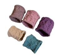 5PCS Wide Hair Ties Hair Elastics - Soft Elastics, Large Holders | Extra Wide Hair Bands For Long Hairstyles, Ponytail Holders For Dense Haircare Needs, Reliable Solution For Sports
