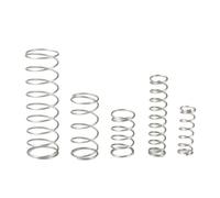 5pcs Wire Dia 1.6mm Stainless Steel Return Spring OD 9-15mm Shock Absorbing Compression Springs Length 15-50mm(35mm L,15mm OD-1.6mm WD)