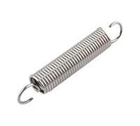 5Pcs, Wire Diameter 1.0mm, Outer Diameter 6mm-12mm, 304 Stainless Steel Open-End Tension Spring, S-Type Hook Spring,5Pcs,1x8x80mm