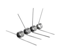 5pcs Wire Diameter 1.8mm Stainless Steel V-shaped Torsion Springs, Outer Diameter 10mm, Angles 60°/90°/120°/180°, 1.8x10x9x60°