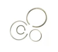 5Pcs Wire Diameter 1.8mm SUS304 Stainless Steel C Circlips Round Wire Rings for Shaft Hole Retainer Shaft OD=19.6mm~74mm(1.8x26.8x3)