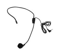 5pcs Wired Headset Microphone for Teaching and Guiding Black