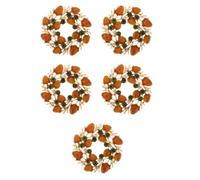 5pcs Women Decorative Hazel Nut Brooch Pin Alloy Festival Accessory