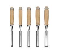 5Pcs Wood Chisel Set Woodworking Tool Whittling Cutter Carpenter Hand for DIY Beginner Hobbyists Carving(5pcs 6 10 12 18 24mm)