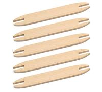 5PCS Wood Weaving Shuttlecock 6" 11.8" Long Weaving Rod Scarf Flag Tapestry Craft Project Wood Shuttle