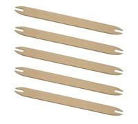 5PCS Wood Weaving Shuttlecock 6" 11.8" Long Weaving Rod Scarf Flag Tapestry Craft Project Wood Shuttle