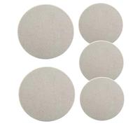 5Pcs Wool Felt Flap Polishing Disc 5 Inch Polishing Wheel for Angle Grinder Replacement Buffing Wheel for Metal, Furniture, Car Wax