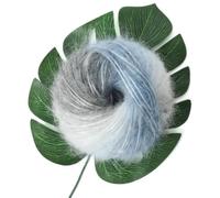 5pcs Wool Mohair Colored Yarn Hand Knitting Yarn Needle Crochet Puffy Yarn Crocheting for Colorful Rainbow Color 200m/pcs