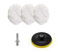 5pcs Wool Polishing Pads Car Polishing Pad Buffing Pads Quick Scratch Removal & Gloss Boosting For Home Appliance Care Fine Detail