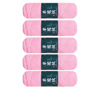 5Pcs Wool Yarn 100g/Roll Soft Wool Yarn Hand Knitting Thread for Knitting Crocheting Rugs Sweater Scarves Hat Warm Fibers