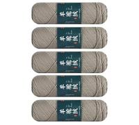 5Pcs Wool Yarn 100g/Roll Soft Wool Yarn Hand Knitting Thread for Knitting Crocheting Rugs Sweater Scarves Hat Warm Fibers