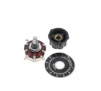 5Pcs WTH118 with Knob DIY Kit Parts 2W 1A Potentiometer 1K 2.2K 4.7K 10K 22K 47K 100K 470K 1M MF-A03+Dial Plate EKFBQBGW(470K Ohm)