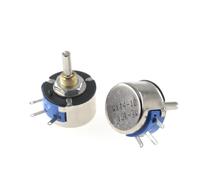5Pcs WX14-12 3W Single Coil Wound Potentiometer Without Locking 470 Ohm 1K 2K2 4K7 10K Lap Wirewound Potentiometers(220 Ohm)