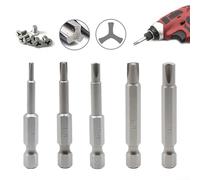 5Pcs Y Shaped Screwdriver Bits, 50mm Hex Shank with Strong Magnet for Y Type Screws, Suitable for Various Tools