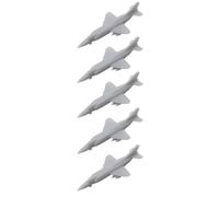 5pcs Yak-38 VTOL Fighter Plane Resin Model 1/2000-1/144 | Yak-38 3D Resin VTOL Ship Fighter Aircraft Model for Cold-War Navy Diorama and Military Aviation Model Collection (Wings open