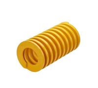 5pcs Yellow Mould Die Spring Outer Diameter 10mm, Length 40mm, Spiral Stamping Compression Spring for Machinery Equipment,10x5x40mm