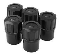 5Pcs Yootones Plastic Tenor Saxophone End Plug Compatible with Tenor Saxophone Replacement Parts (Black)