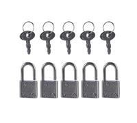 5Pcs Zincs Alloy Padlock Portable Suitcases Locker Securing Small Luggage Box with Diaries Padlocks Small Luggage Box with