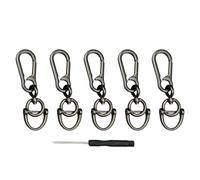 5Pcs Zincs Keychain Hook With Horseshoe Buckle For Outdoor Gears Organization Men And Women Holder Accessory Gold Keychain Clip For Keys