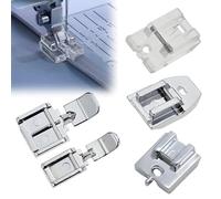 5Pcs Zipper Foot for Sewing Machine - Includes Walking Foot & Invisible Zipper Foot - Compatible with Brother, Singer, Janome & Other Low Shank Machines