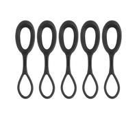 5pcs Zippers Head Extension Cord Pull Sliders Cord Rope Pullers End Lock