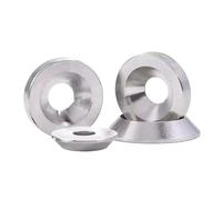 5pcs304 Stainless Steel Countersunk Washers, M3 M4 M5 M6 M8 M10 Conical Solid Flat Gasket Concave and Convex Tapered Cone Conical(M5x12x3.0)