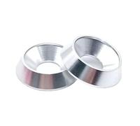 5pcs304 Stainless Steel Cup Washers,5-10pcs M3 M4 M5 M6 M8 Aluminum Colourful Countersunk Umbrella Flat Head Screw Concave Conical Washer(Silver,M3)