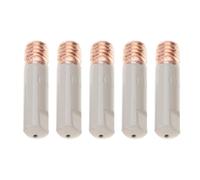 5Pieces 25mm Anticorrosion Metal Conductives Nozzles with Enhances Wear Resistance Coating for Various Welding Equipment Long Lastings Welding Tip