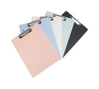 5Pieces Clip Board 12x8.6Inch Clipboard Document Holder with Hanging Hook for Office School Classroom Cafe Restaurant Document Holder Clipboard