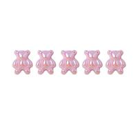 5Pieces Gummy Bear Nail Rhinestones Cute Resin Art Decorations 3D Glitter Charms for Art Design for Acrylic Nails and Charms