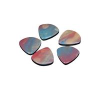 5Pieces Professional Resin Guitar Picks Plectrums for Fast Playing with Ergonomic Grip and Multiple Color Option Flexible Plectrum