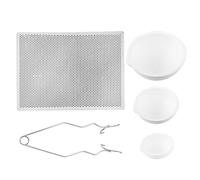 5Pieces Quartzs Crucible Set Quartzs Melting Dish Cups Crucibles Metal Melting Bowl Set Suitable for Metal Molding Supplies