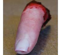 5pieces Severed Finger | Chopped Off Fingers | Horror Simulated Bloody Finger | Haunted House Prop | Scary Costume Accessory For Enhancing The Halloween Atmosphere 8cm