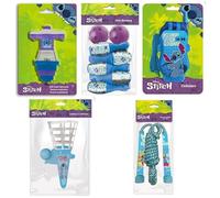 5pk Disney Stitch Toy Set for Kids - Spinning Top, Jumping Rope, Bowling, Throw & Catch Ball Game, Flip Phone, Indoor Outdoor Sports Toys, Stitch Birthday Gifts