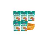 5pk Pure Breed Beef Trachea For Dogs Air-Dried Natural Dog Treats Low Fat High Protein Chews Long Lasting Calming Training Pet Rewards Small to Large