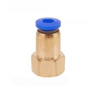 5psc PCF Connector, Sizes: 4mm, 6mm, 8mm, 10mm, 12mm, 1/8 inch, 3/8 inch, 1/2 inch, 1/4 inch Internal Thread Brass Flexi