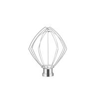 5Q 6Q Wire Whip Attachment for Tilt-Head Stand Mixer,Compatible for KitchenAid,Stainless Steel Egg Cream Stirrer,Flour Cake Balloon Whisk Convenient(for KA 6QT)