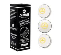 5RIDGE Cricket Balls for Training, Coaching, Practice & Excellent Bounce Skills Soft Foam Rubber Cricket Ball with Durable Traditional Seams Stitched for All Age Players (White-3PCS)
