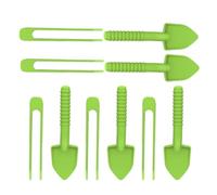 5Set Reptile Cleaning Supplies Tweezers and Scooper for Terrariums | Plastic Long Handle Set, Ergonomic Corner Reach, for Crickets, Bearded Dragons and Feeder Handling