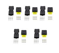5sets 4 Pin DJ7047B-1.5-11/21 Female Male Turn Light Plug Lamp Socket Car Sensor Connector Compatible With Auto Truck