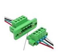 5sets 5.08 Through-wall Welding-free Terminal 2P/3P/4P/5P/6P/7P/8P/10P 2EDGWC .08mm Fixed On The Plug-in Panel(2P)