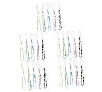 5sets Beaded Phone Lanyards DIY Phone Charms Stylish Wrist Strap for Daily Use for Travel and Outdoor Activities 5pcs*5