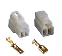 5Sets Electric Vehicle, Motorcycle, Car Connector Plug, 6.3mm Connector, 1P2P3P4P6P, High Current Male Female Kit Plug(3P)