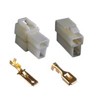 5Sets Electric Vehicle, Motorcycle, Car Connector Plug, 6.3mm Connector, 1P2P3P4P6P, High Current Male Female Kit Plug(2P)