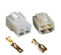 5Sets Electric Vehicle, Motorcycle, Car Connector Plug, 6.3mm Connector, 1P2P3P4P6P, High Current Male Female Kit Plug(4P)